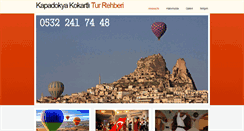 Desktop Screenshot of kapadokyarehberlik.com